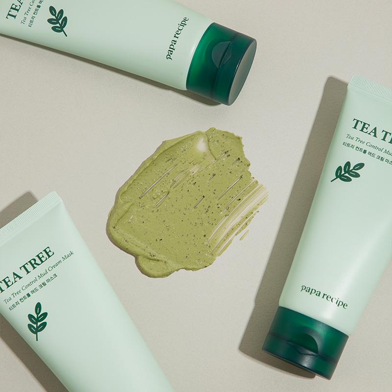 [PapaRecipe] Tea Tree Control Mud Cream Mask 100ml