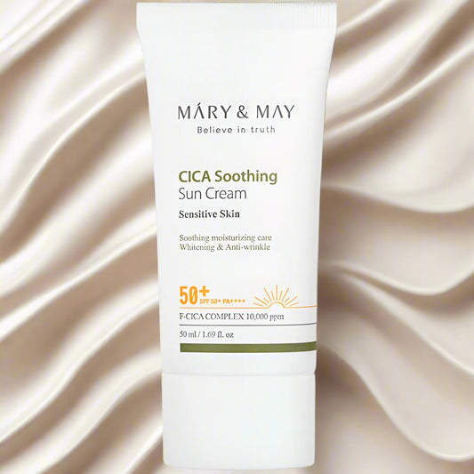 [MARY&MAY] CICA Soothing Sun Cream SPF50+ PA++++ - 50ml