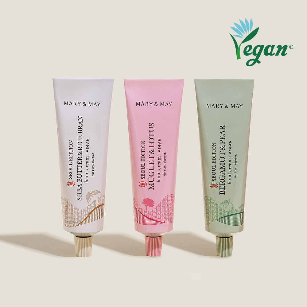 [Mary&May] Seoul Edition SHEA BUTTER & RICE BRAN Hand Cream 50ml