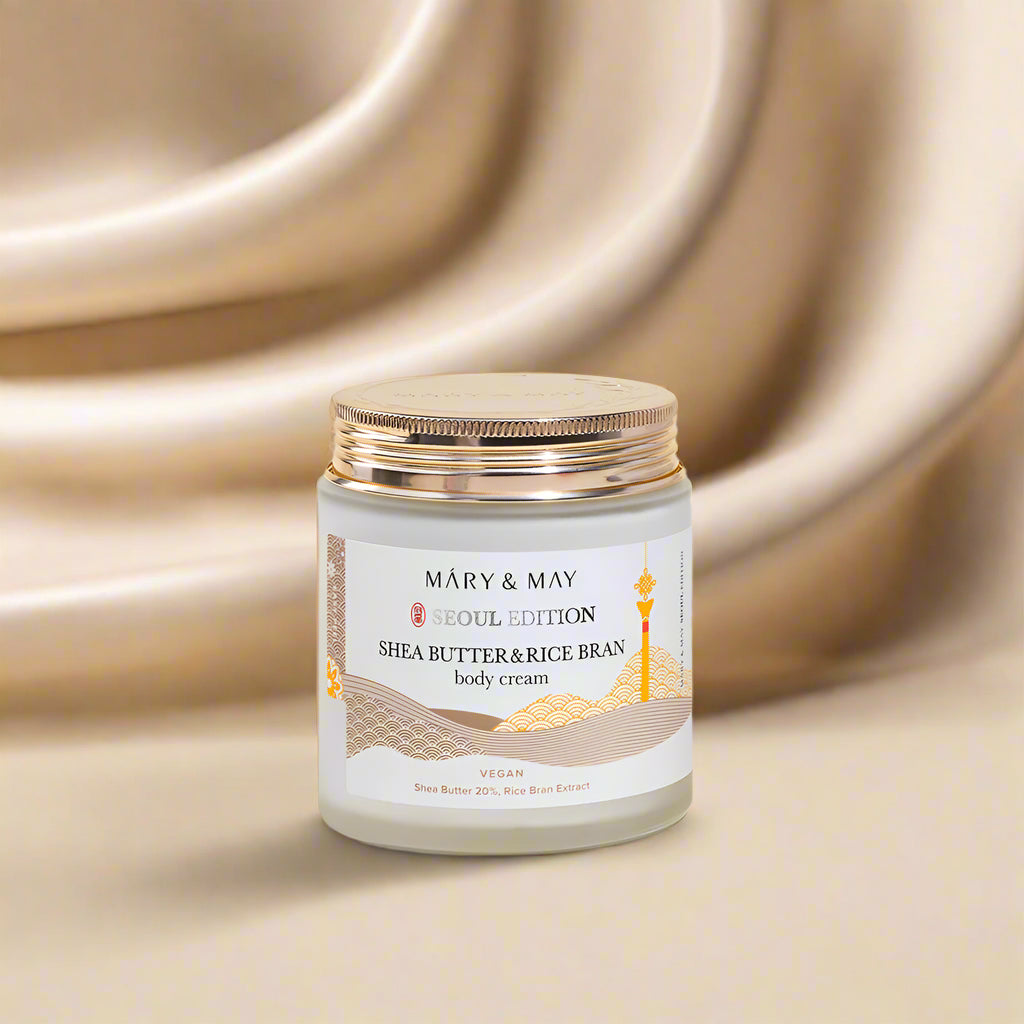 [Mary&May] Shea Butter & Rice Bran Body Cream 250ml