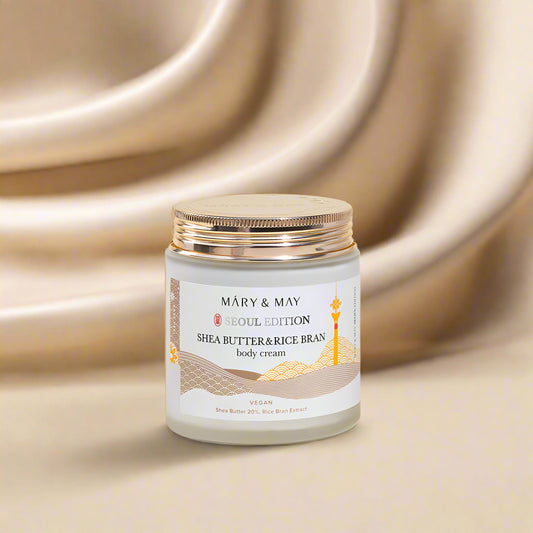 [Mary&May] Shea Butter & Rice Bran Body Cream 250ml