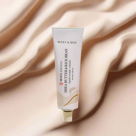 [Mary&May] Seoul Edition SHEA BUTTER & RICE BRAN Hand Cream 50ml